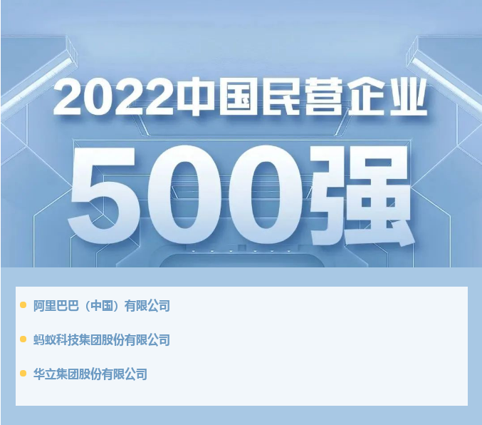 城西科创大走廊3家企业入选中国民营企业500强！